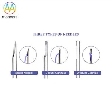 Face PDO Thread Lift 3D Cog L W Blunt Needles