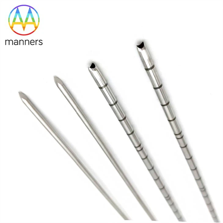 Jarum Trocar Cannula OEM Dua Bahagian