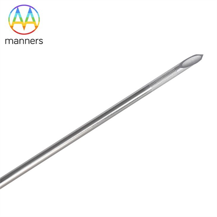 echogenic needle for ultrasound device