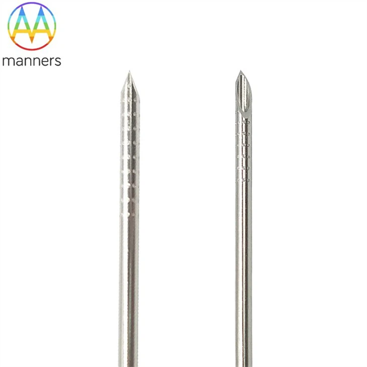 Echogenic Laser Marking Needle