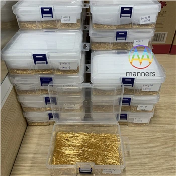 500,000Keping Jarum Mikro Bersalut Emas Tersuai Pelanggan Korea, Selesai Peng...