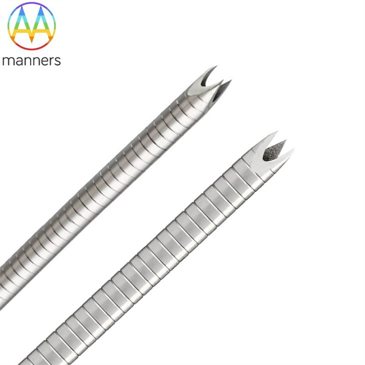 Stainless Steel Black Endoscopic Ultrasound Needle