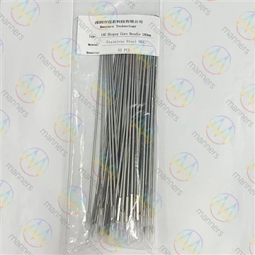 Sampel Jarum Teras Biopsi 14G Tersuai 180mm Oleh Pelanggan Ireland Telah Dile...